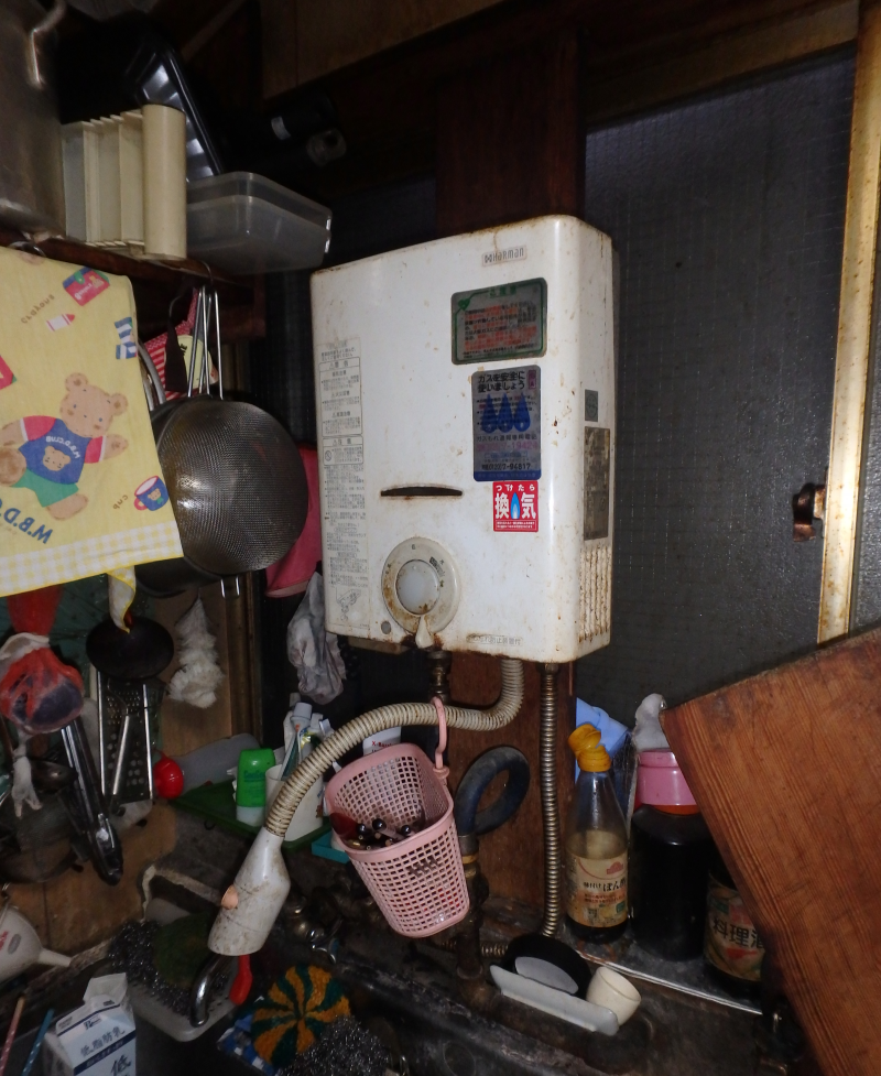 【Bfore】お湯が出なくなり随分不便だったと思います。